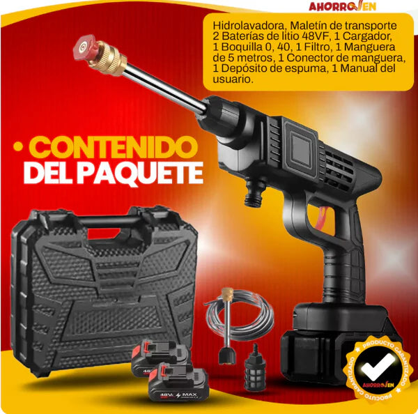 HIDROLAVADORA PROFESIONAL INALAMBRICA | LAVA TODO EN MINUTOS!!