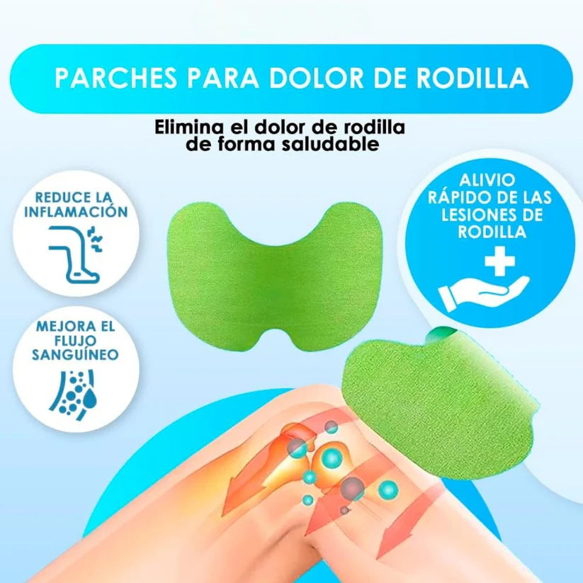 Parches Naturales Para Rodilla - Pack de 10 unidades™