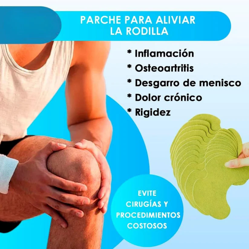 Parches Naturales Para Rodilla - Pack de 10 unidades™