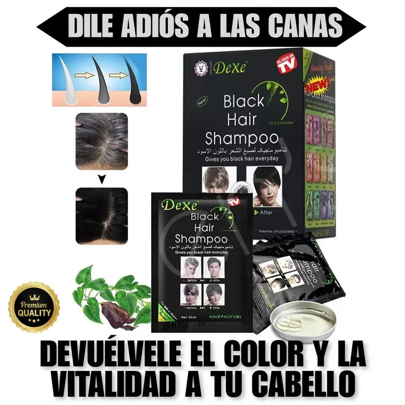 Shampoo Colorante™ Cubre Canas - Recupera tu Estilo