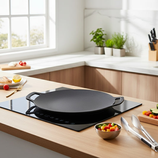 🔥 Plancha Budare Antiadherente 33 cm 🥩🥦 – Cocina sano, sin aceite y en minutos