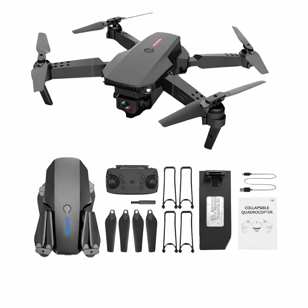 Drone E88 PRO Plegable con 2 Cámara 4K
