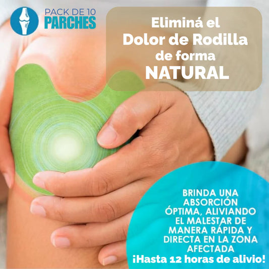 Parches Naturales Para Rodilla - Pack de 10 unidades™