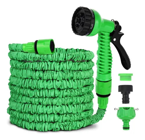Manguera Extensible + Pistola Regadora - 22.5 Metros