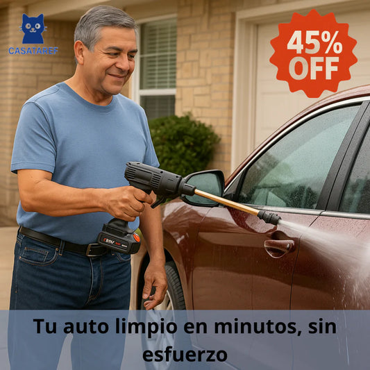 Hidrolavadora Portátil – Lava Autos y Hogar – Deja todo limpio en 10 minutos sin esfuerzo