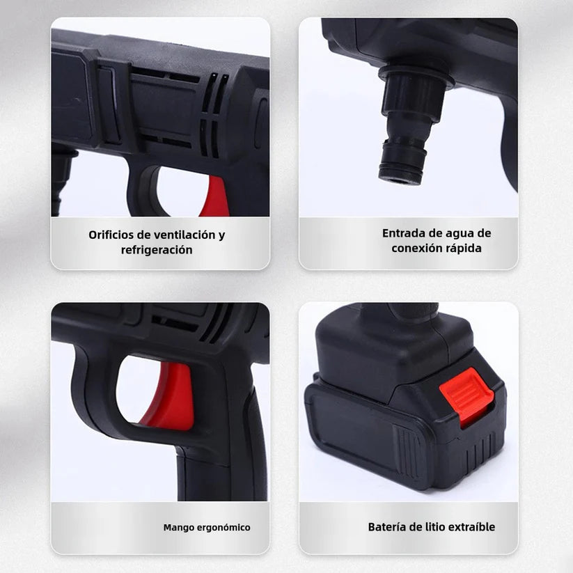 Hidrolavadora Portátil – Lava Autos y Hogar – Deja todo limpio en 10 minutos sin esfuerzo