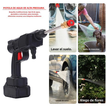 Hidrolavadora Portátil – Lava Autos y Hogar – Deja todo limpio en 10 minutos sin esfuerzo